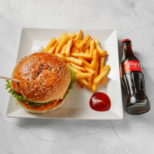 Crispy Chicken Burger Menü