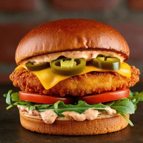 Hot Chicken Burger (scharf)