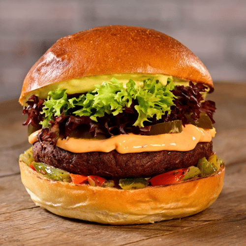 Vegi Chili Cheezuz Burger