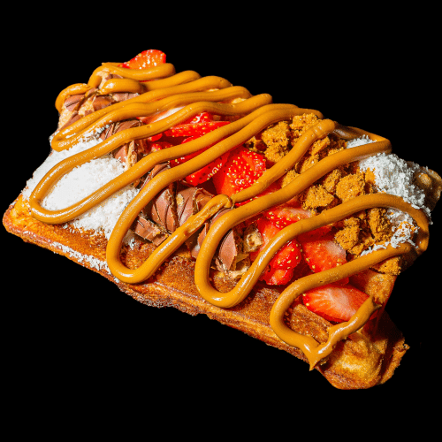 Waffel Spezial 2 mit einem Softdrink