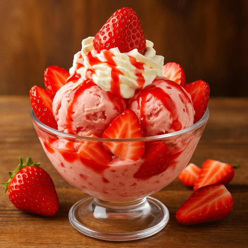 Erdbeer Eis