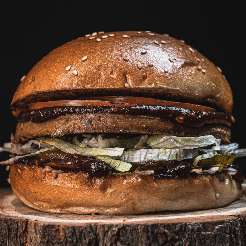 Seitan Burger (vegan)