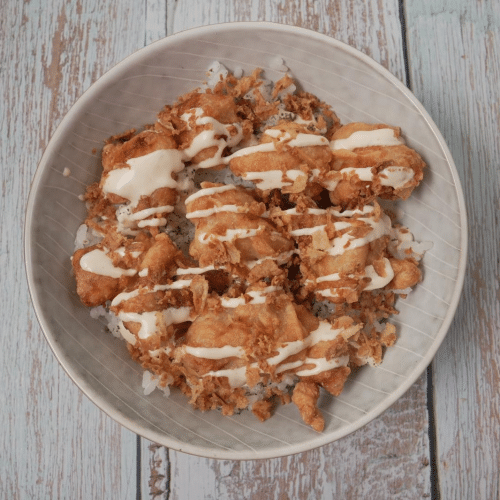 Rolls & Reis Ckicken Karaage Donburi