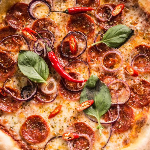 Pizza Diavolo (scharf)