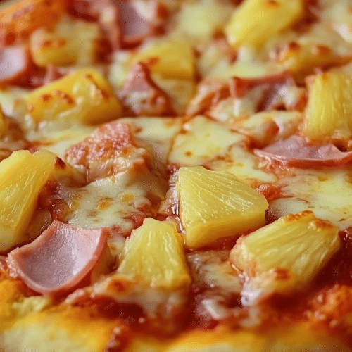 Pizza Hawaii (vegetarisch)