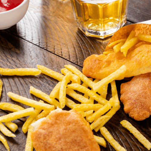 Schnitzel-Dessert-Angebot