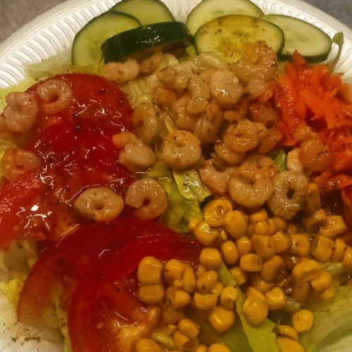 Shrimps Salat
