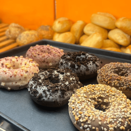Donut Box Gefüllt