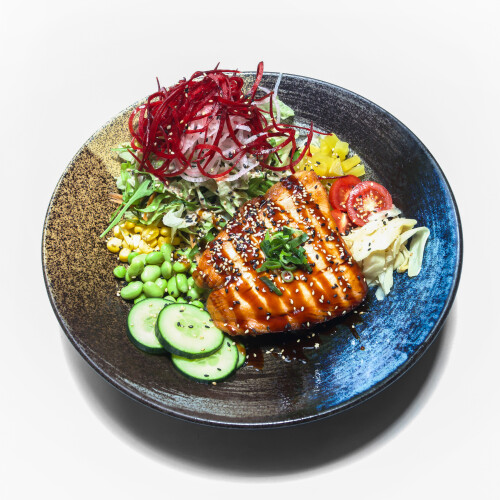 Yaki Salmon Don