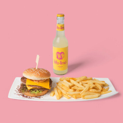 Double Cheeseburger Menü