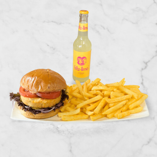 Vegetarischer Burger Menü