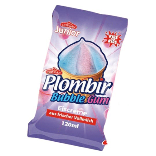 Plombir Bubbel Gum Eiscreme