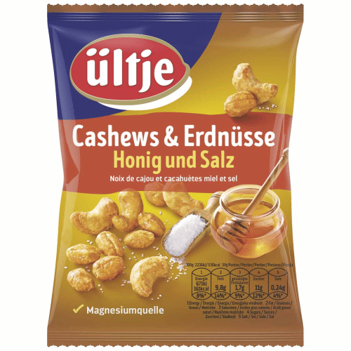 Ültje Chashews & Erdnüsse Honig & Slaz