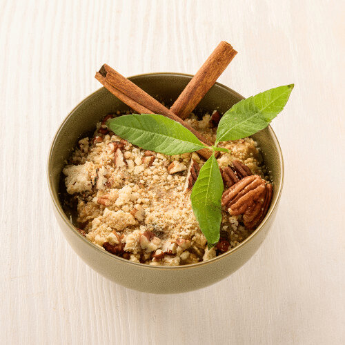 Warm Apple Pie Oats Bowl (vegan)