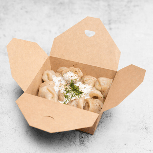 Pelmenies mit Pilzen