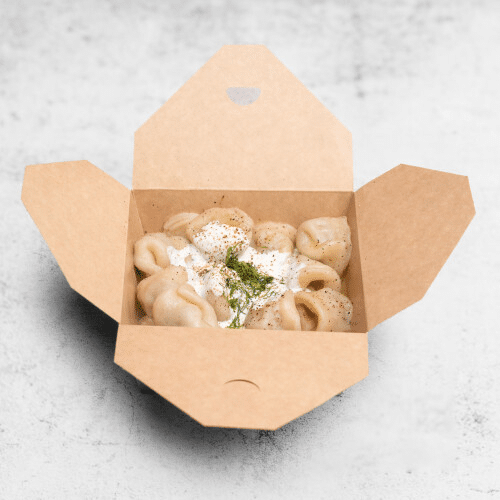 Pelmenies mit Schweinefleisch