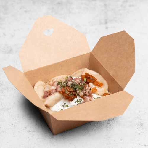 Wareniki mit Kartoffeln (vegetarisch)