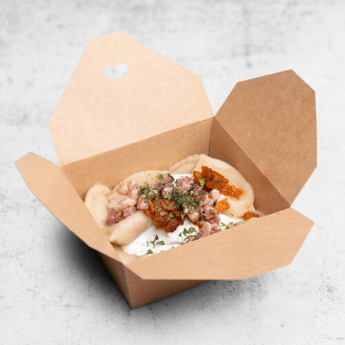 Wareniki mit Kraut (vegetarisch)