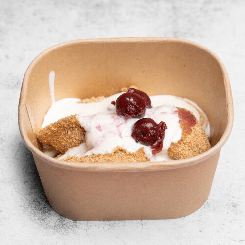 Wareniki Kastanie und Kirsche