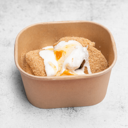 Wareniki Quark und Aprikose