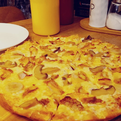 Pizza Hähnchen Shawarma