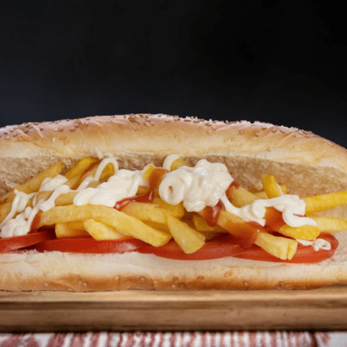 Pommes frites-Baguette