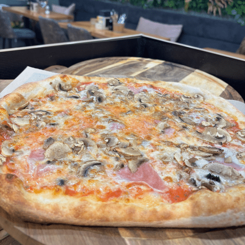 Pizza Schinken Champignons