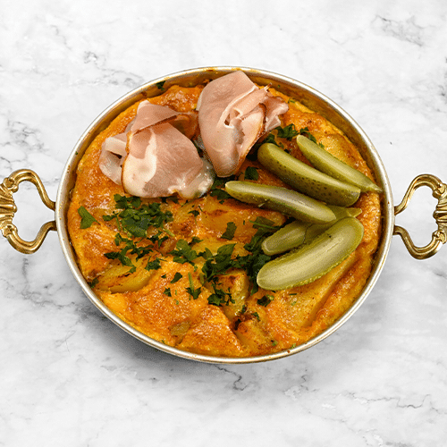 Bauernfrühstück-Teller