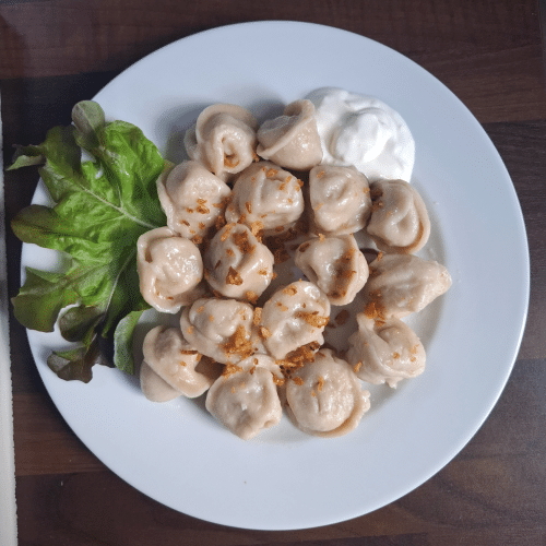 Pelmeni mit Schweinefleisch