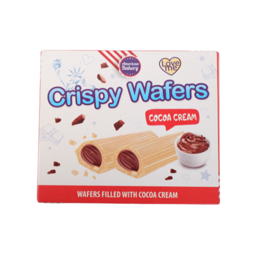 American Bakerys Crispy Wafers: Cocoa Cream