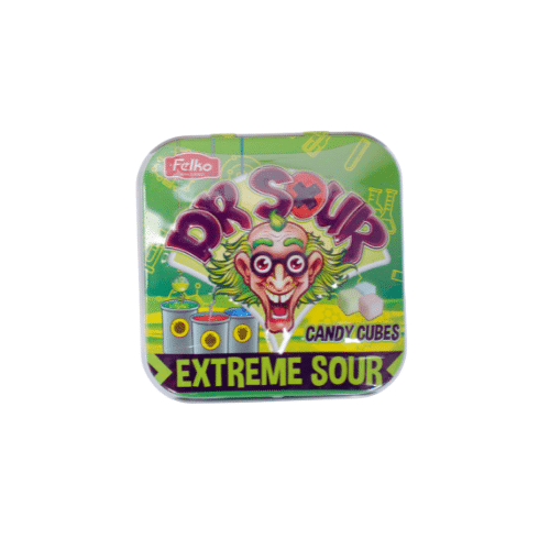 Dr. Sour Extreme Sour Candy Cubes 18g