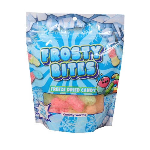 Frosty Bites Freeze Dried Candy: Gummy Worms 50g