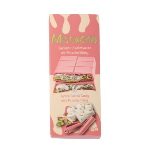 Mistachio Türkische Zuckerwatte mit Pistazienfüllung 80g