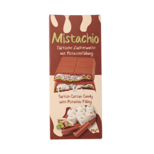 Mistachio Türkische Zuckerwatte mit Pistazienfüllung 80g