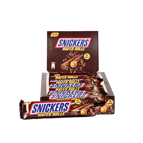 Snickers Waffel Rolle