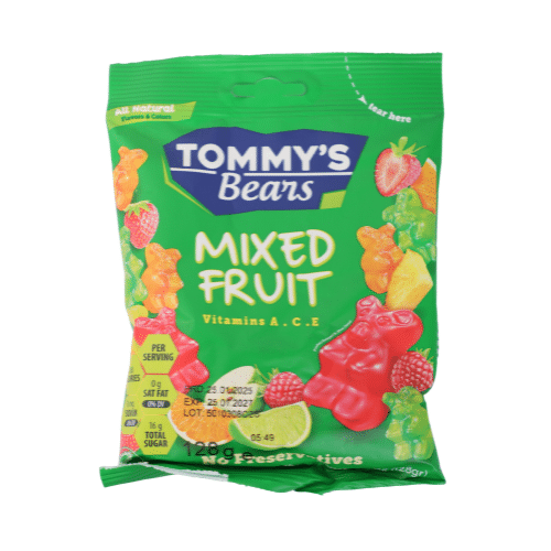 Tommy's Bears Mixed Fruit 128g