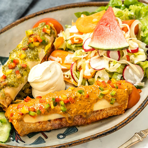 Enchilada Roji-Verde (scharf, 2 Stück)
