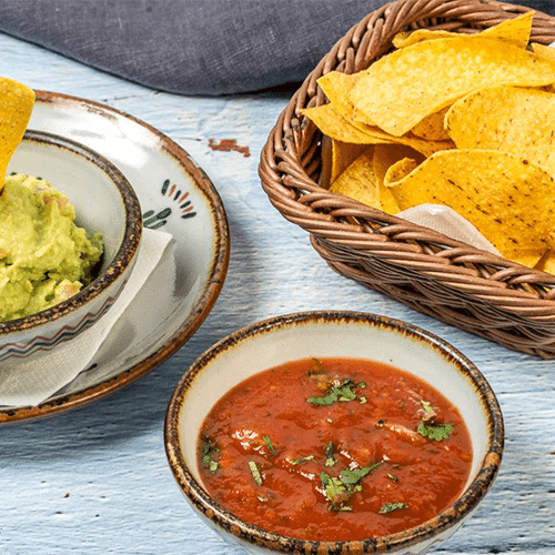 Guacamole y Chips (vegan)