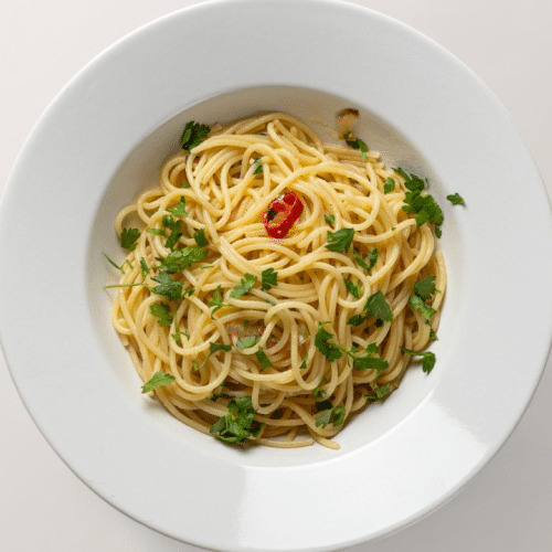 Spaghetti Aglio e Olio (vegan)