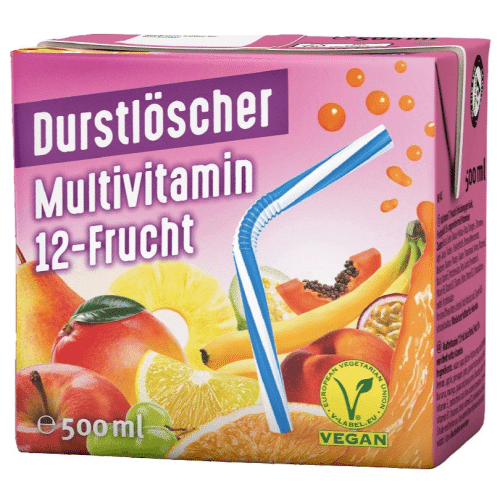 Durstlöscher Multivitamin 12 Frucht 0,5l
