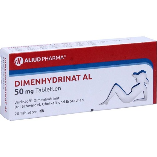 Dimenhydrinat AL 50 mg Tabletten 20 Stück