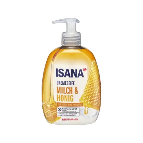Isana cream Milch & Honig Handseife 0.5l