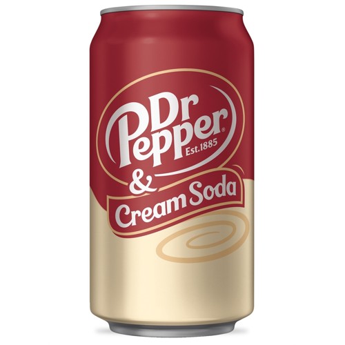 Dr. Pepper & Cream Soda 0.355l (EINWEG)