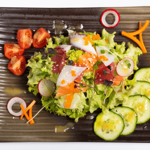 Sashimi-Salat