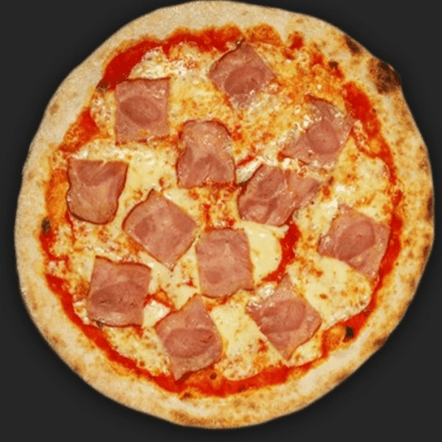 Pizza Putenschinken und Peperoni (mild)