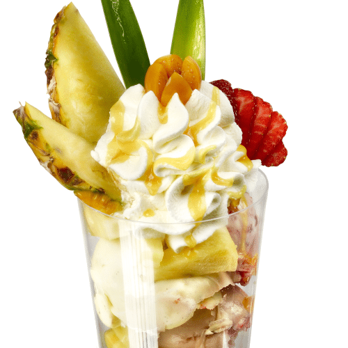Ananas Becher