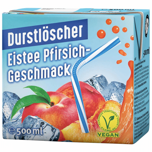 Durstlöscher Eistee Pfirsich 0,5l