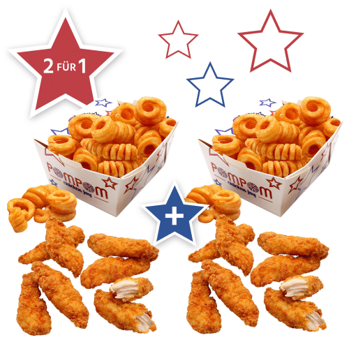 2 für 1 Premium Chicken Tenders Menü