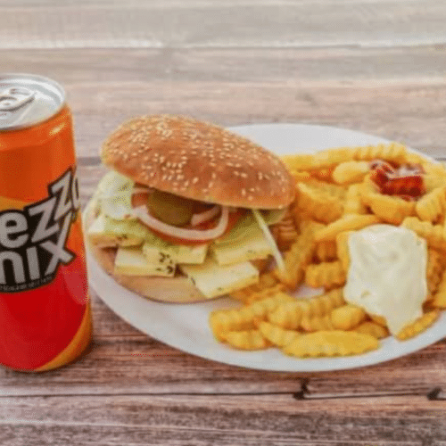 Halloumi burger Menü