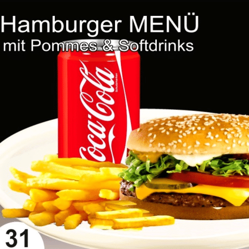 XL Hamburger Menü